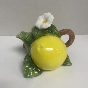 Vintage Andrea by Sadek Lemon Shaped Teapot by Jay Willfred